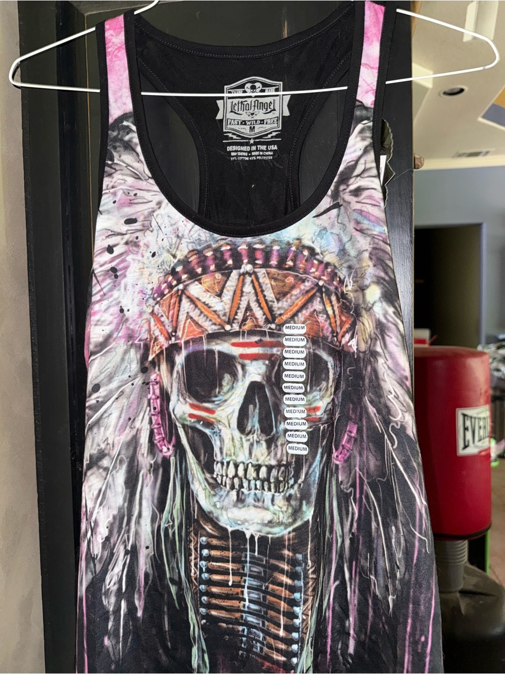 Women’s Skull Graphic Tank Top by Lethal Angel